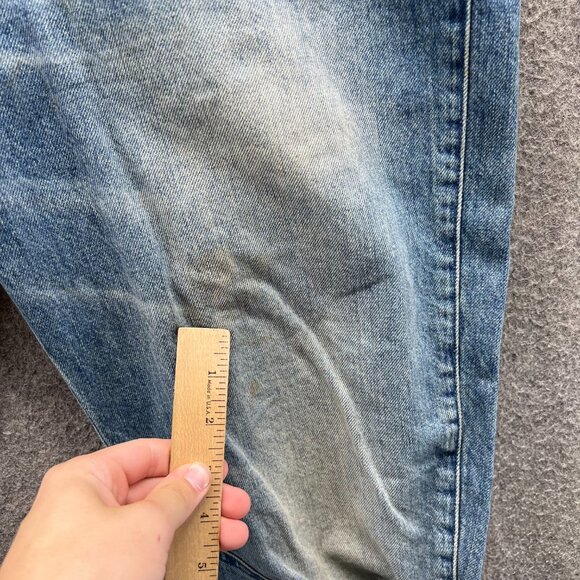 G-Star RAW Jeans Men 40x32 Blue Arc Zip 3D Slim Distressed Denim Tapered Acid - Picture 5 of 11